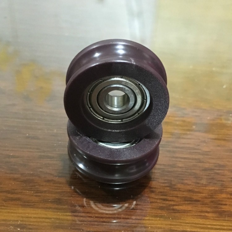 聚甲醛包胶轴承626Z门窗轮子配件轴承钢材质 包塑轴承图2