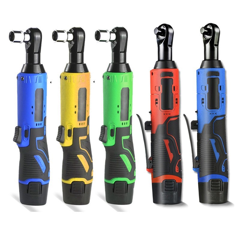 跨境锂电棘轮扳手12V充电式大扭力汽修角向舞台桁架家用安装轻图2