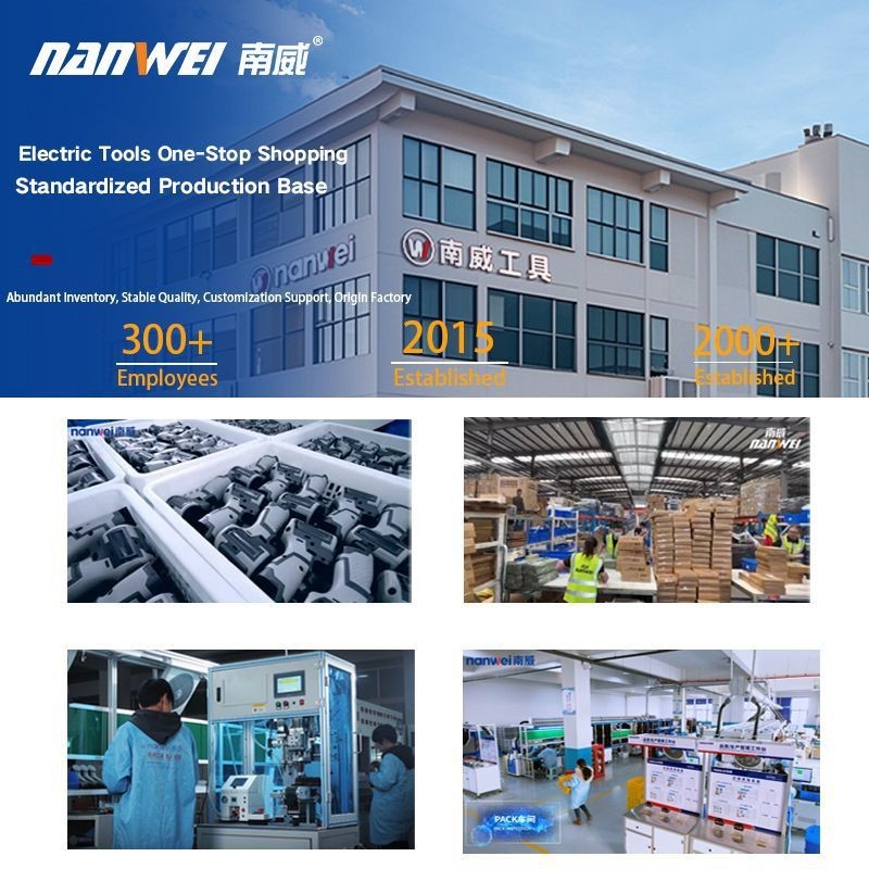 跨境定制南威无刷手电钻锂电家用式电动螺丝刀大扭力电钻电动工具图4