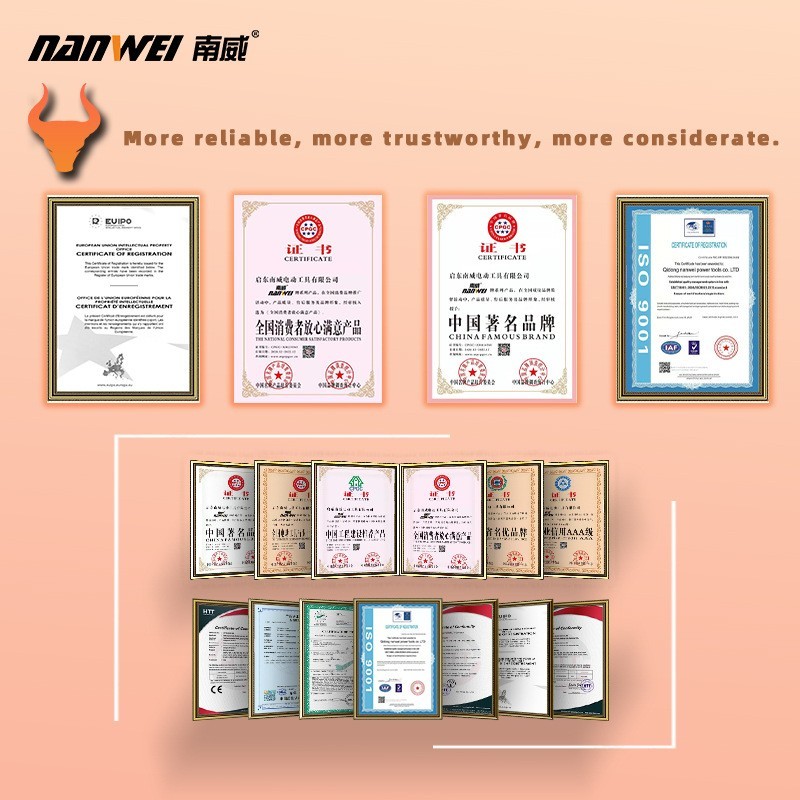 跨境定制南威无刷手电钻锂电家用式电动螺丝刀大扭力电钻电动工具图3