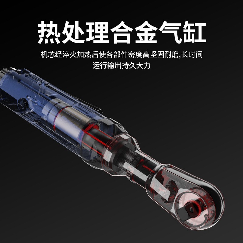 工业级气动棘轮扳手大扭力1/2寸3/8寸直角弯头小风炮图2