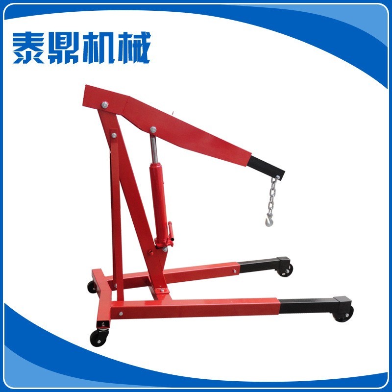 3T液压小吊车 手动小吊车 液压小吊机 折叠式吊车图2