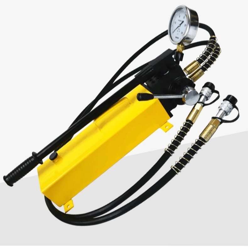 加工定制单双作用手动液压泵便携式液压油泵超高压液压泵站图4
