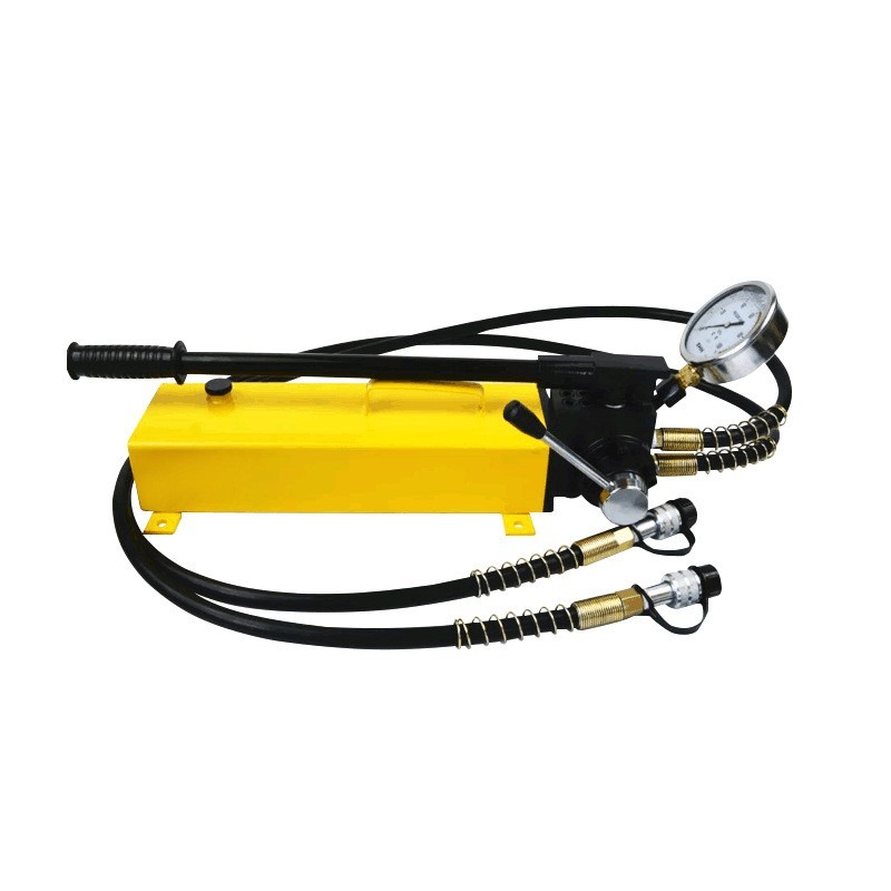 加工定制单双作用手动液压泵便携式液压油泵超高压液压泵站图3