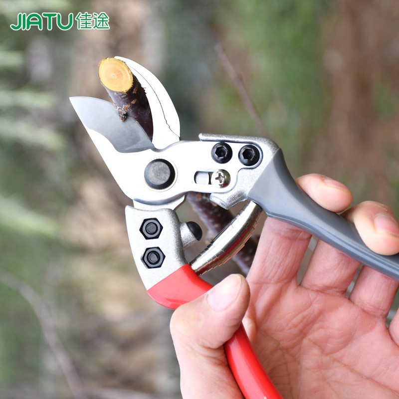 厂家加工园艺园林修枝剪果园花园修枝弯头剪刀手动粗枝剪高硬度图2