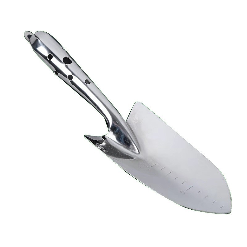 日本园林工具 栽花锹 移植铲锹 不锈钢家用园艺花园铲锹图3