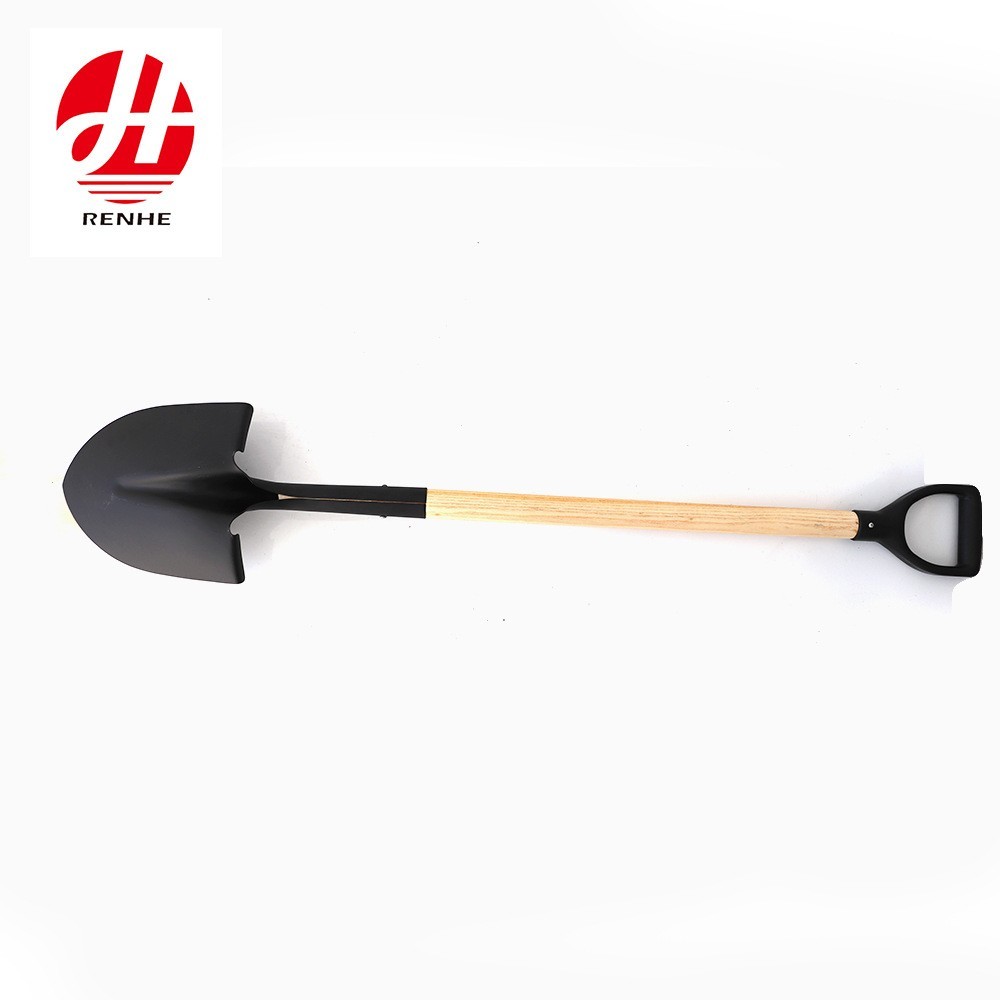 铁锹锰钢铲子挖土大铁锨松土加厚钢锹农用挖树专用锹尖头铁铲家用图2