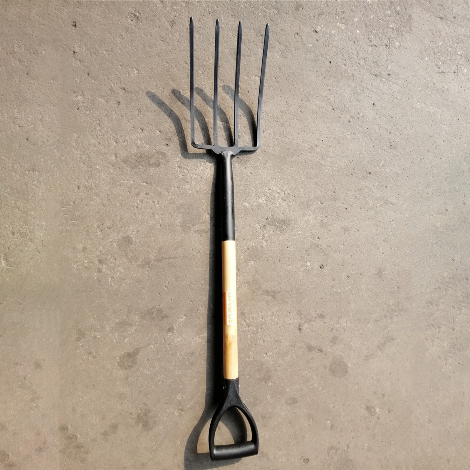 钢叉四齿农用 F107挖掘翻地道轨钢农用五金 挑草钢叉图3