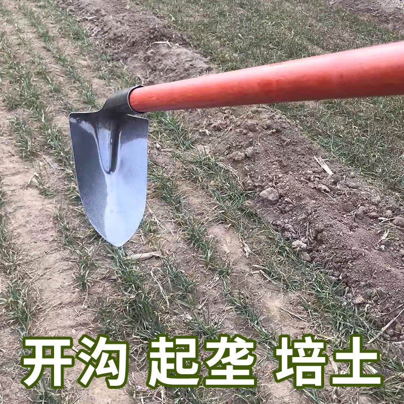 三角农用加厚淬火小锄头家用种菜专用工具园艺种花农用除草种地松图4