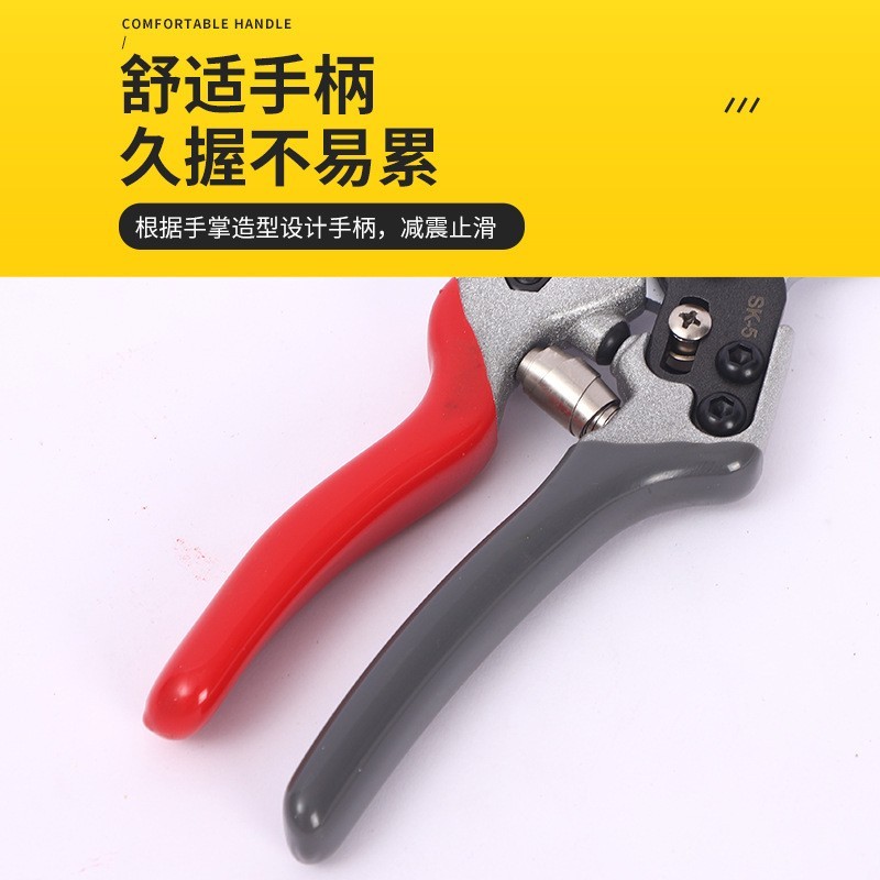 果枝厂家园艺剪刀修枝剪省力枝条修剪树枝果树园林剪花艺盘图2