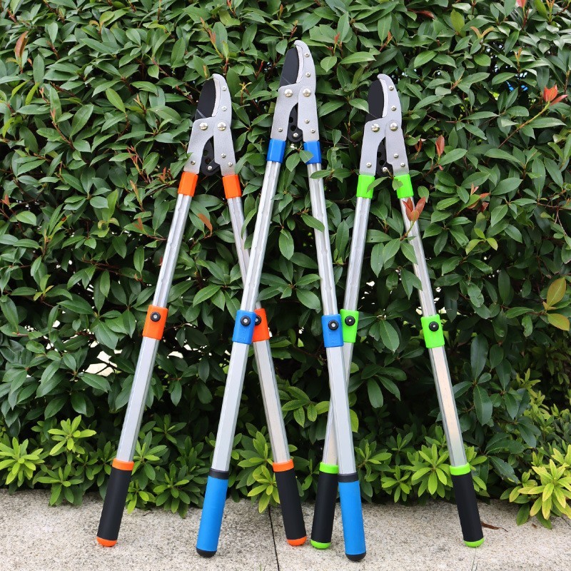 园林果树大力剪SK5粗枝剪刀可伸缩铝合金杆高树枝剪