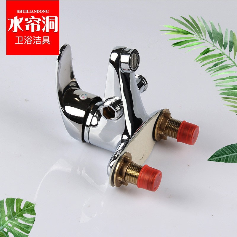 全铜冷热混水面盆龙头 厨房龙头 洗脸盆水龙头图2