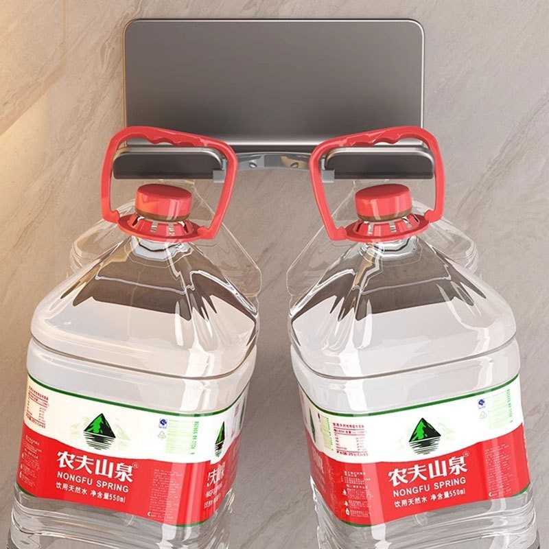 太空铝免打孔电吹风机架 卫生间浴室壁挂置物架收纳厕所置物架图2