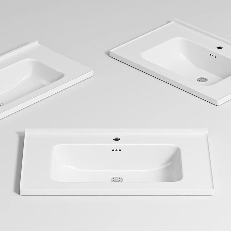 洗脸盆洗手盆家用卫生间台中盆陶瓷一体卫生间洗漱台中单盆台中盆图4