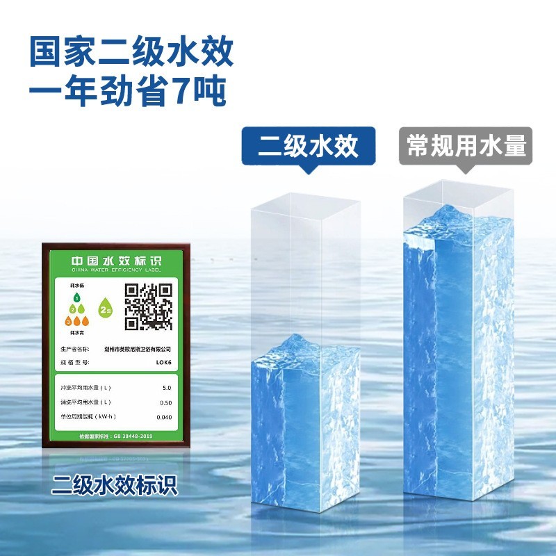 方形智能马桶ETL认证全自动马桶即热一体式坐便器北美CUPC认证CE图3