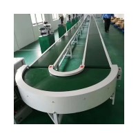 转弯皮带线装配爬坡快递物流分拣流水线提升输送装拉配件输送机