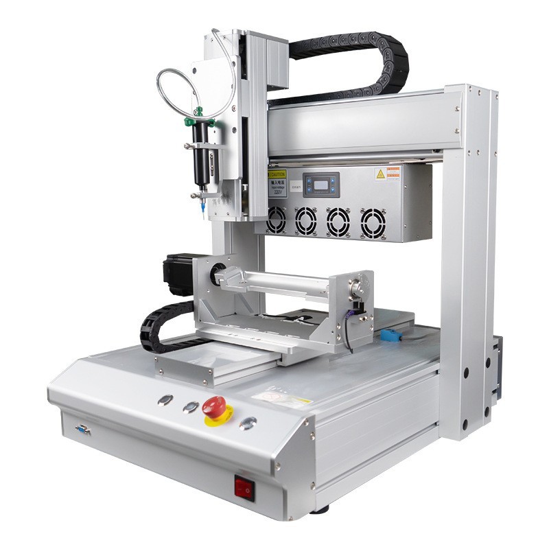 全自动点胶机线束线材端子线打胶机UV固化点胶一体机桌面自动点胶图5