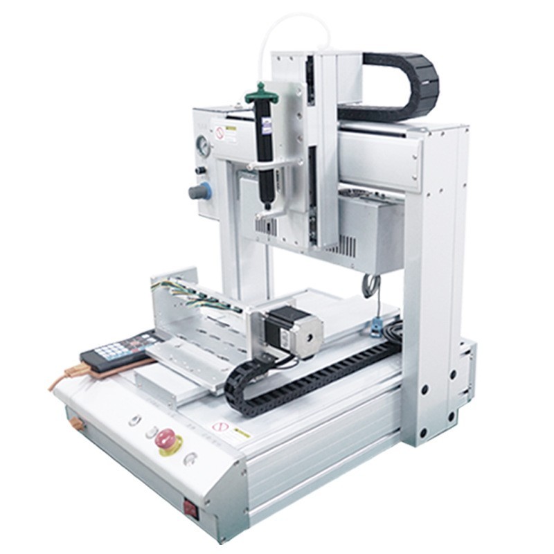 全自动点胶机线束线材端子线打胶机UV固化点胶一体机桌面自动点胶图4