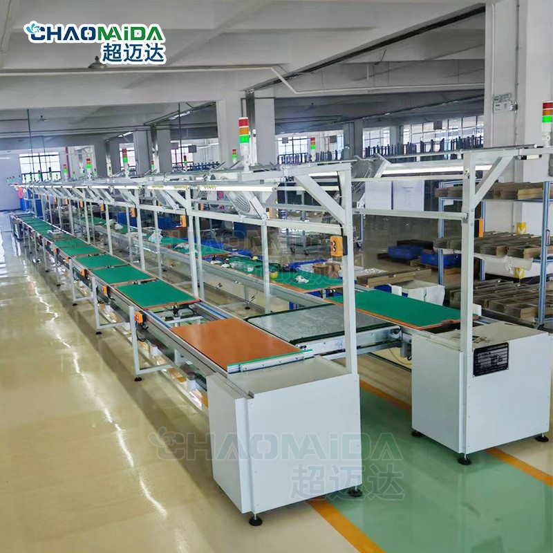 小家电倍速链流水线环形工装板传送带无人机自动化生产组装输送线图3