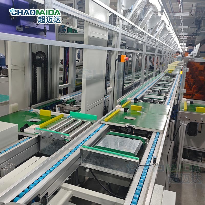 烤盘生产倍速链流水线环形老化输送线小家电自动化生产组装传送线图2