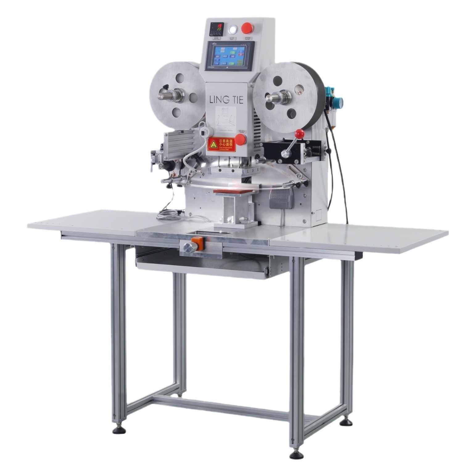 唛头烫画机 面衬烫画机 烫底转印机 转印商标烫画机 气动烫画机图4