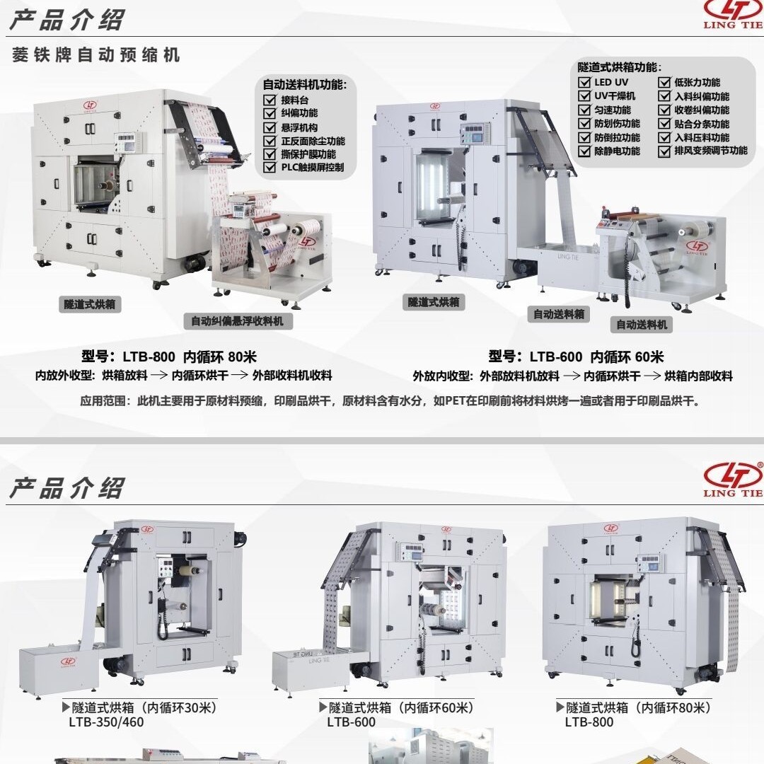 专业隧道式专业预缩烘箱 内循环箱式干燥 LTB-800 循坏80米 隔热图4
