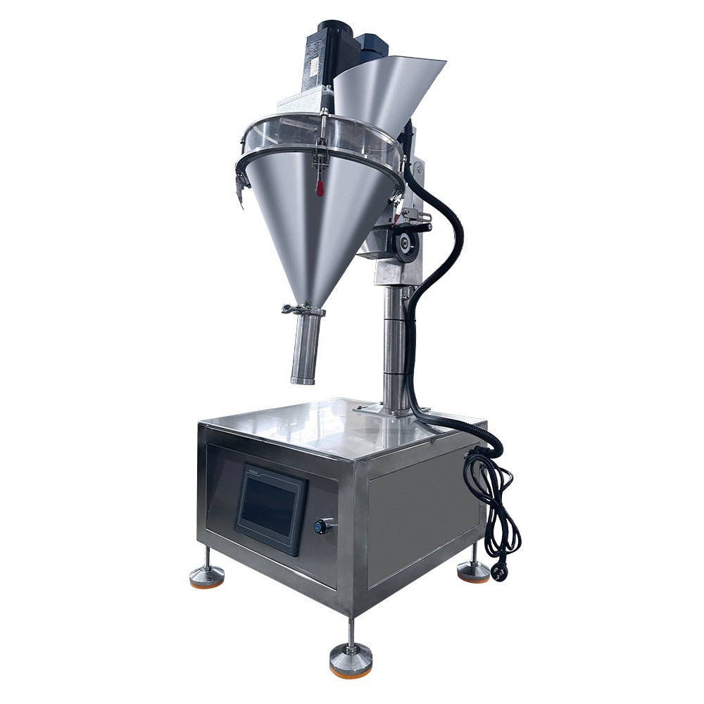 半自动粉末定量立式包装机面粉米粉定量灌装 豆奶粉咖啡粉分装机图5