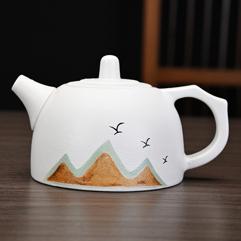 千里江山德化茶具套装整套全套家用茶壶陶瓷礼品伴手礼高档随手礼图5