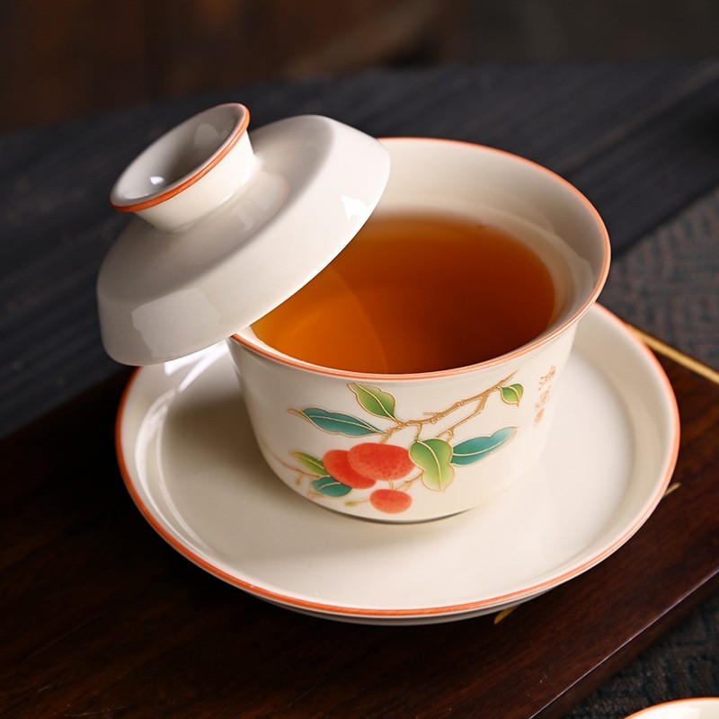 一套草木灰茶具套装一整套陶瓷功夫礼盒装高档定制礼品伴手礼轻奢图4