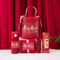 寿宴回礼祝寿伴手礼盒老人生日60岁7080岁寿桃长寿面实用礼品套装