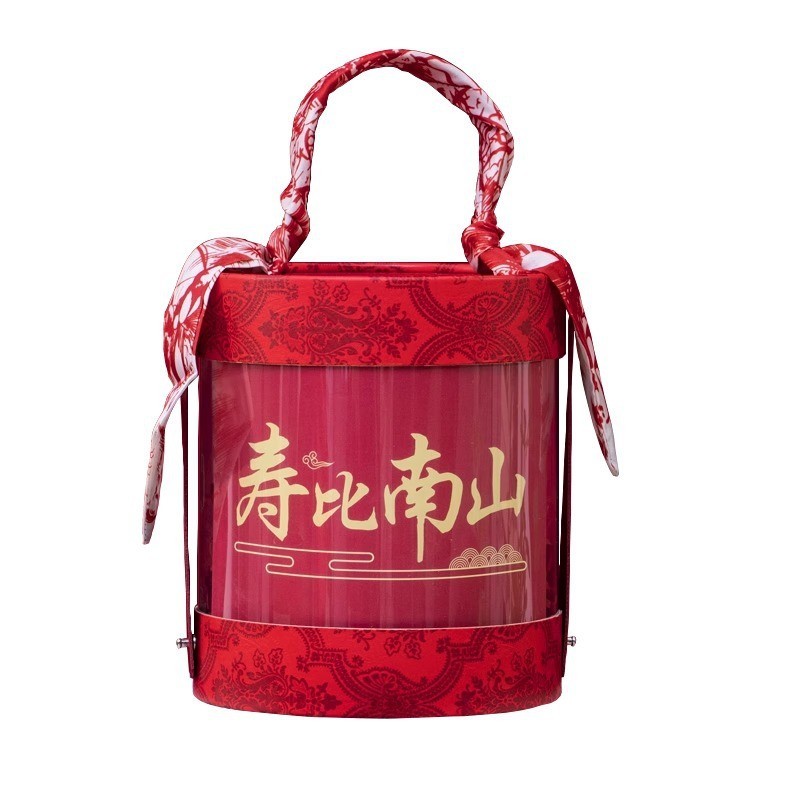 寿宴回礼祝寿伴手礼盒老人生日60岁7080岁寿桃长寿面实用礼品套装图5