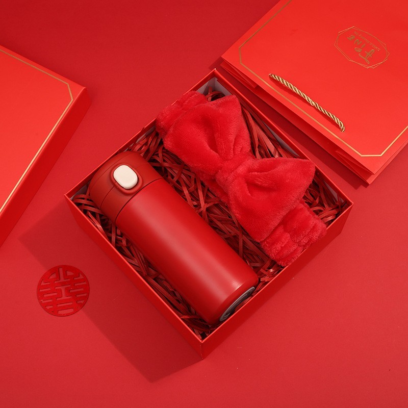 结婚伴手礼物公司新年礼物元旦送员工客户商务礼品套装保温杯礼盒图3