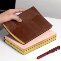 跨境专供商务笔记本定制A5软皮喷边记事本简约复古日记本