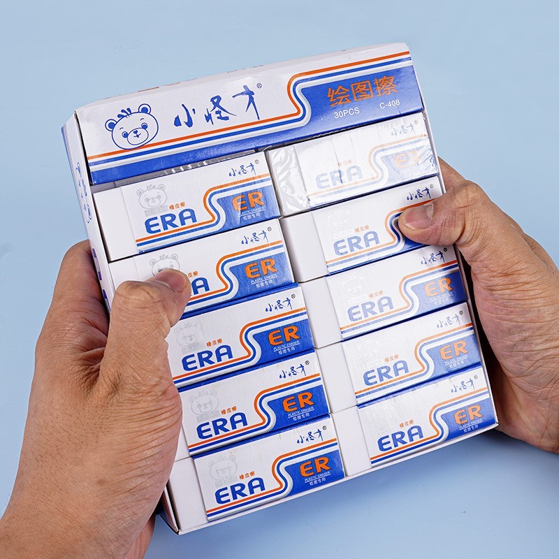 绘图专用橡皮檫白色大号橡皮擦拭绘画办公橡皮 厂家图2