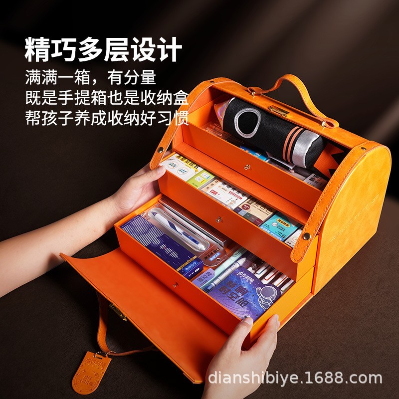 小皮箱文具礼盒精品商务文具礼盒生日礼物开学礼物文具套装图4