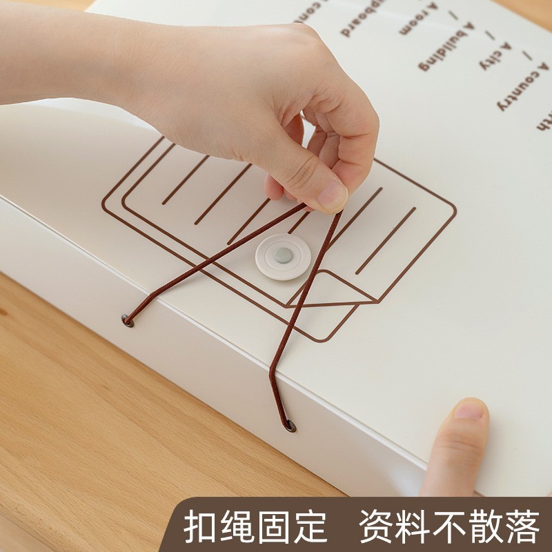 档案收纳盒a4塑料资料文件盒干部人事办公室合同收纳会计文档盒图4