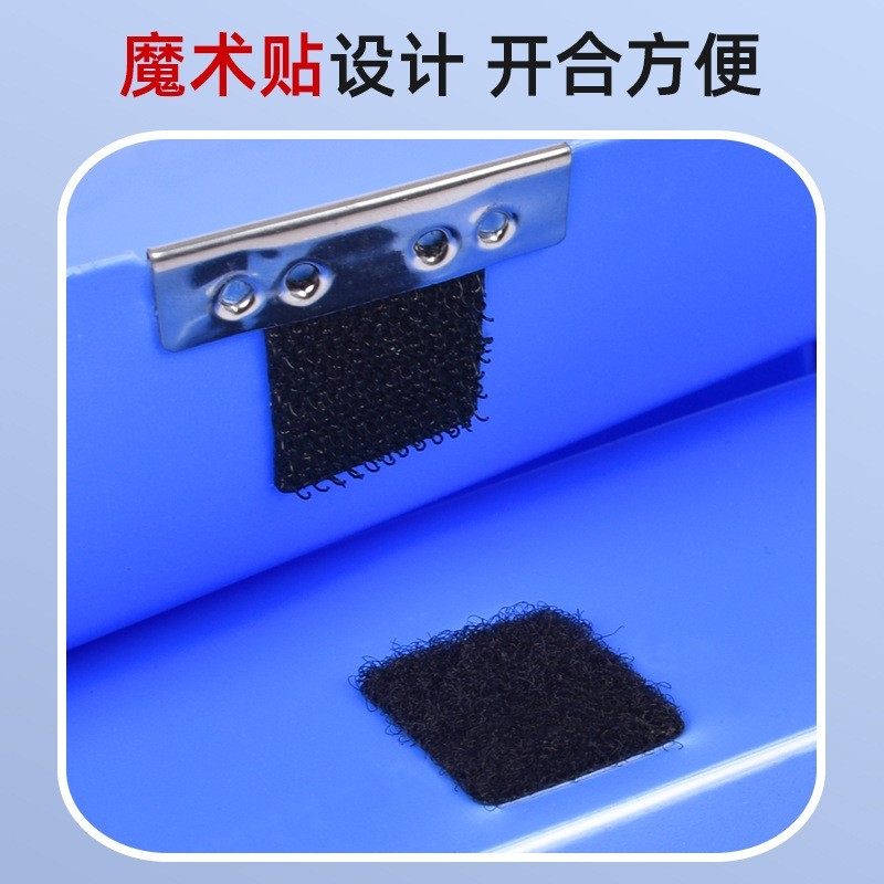 加厚PP材质塑料档案盒A4档案文件资料塑料盒收纳盒文件夹图2