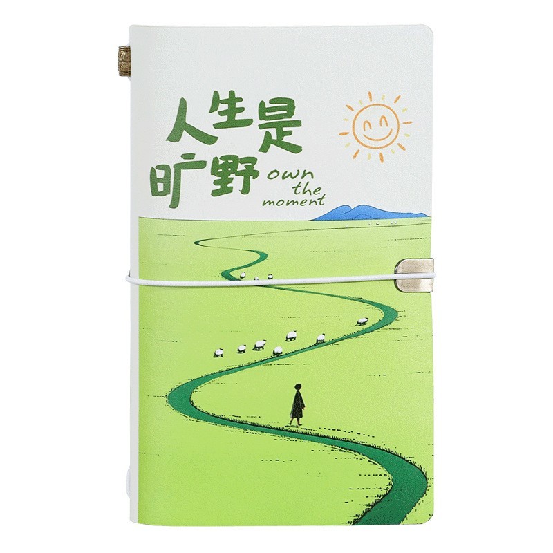 A6绑带笔记本定制国潮文创便携口袋手账本来图定制精致记事本图5