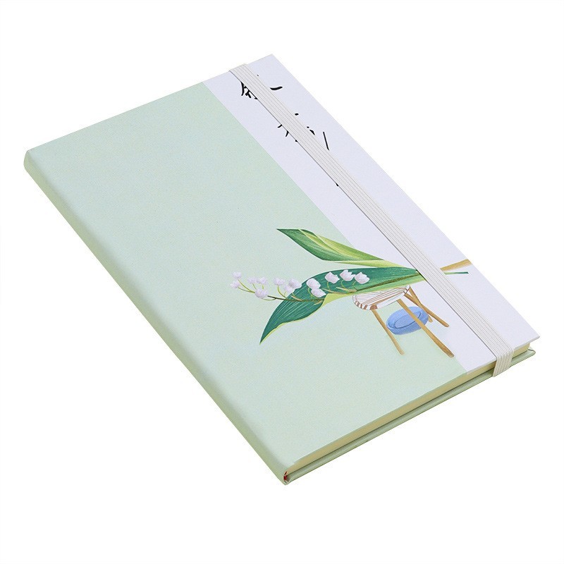 裸脊盖章本定制精装复古硬壳手账本印章集章打卡空白文创笔记本图5