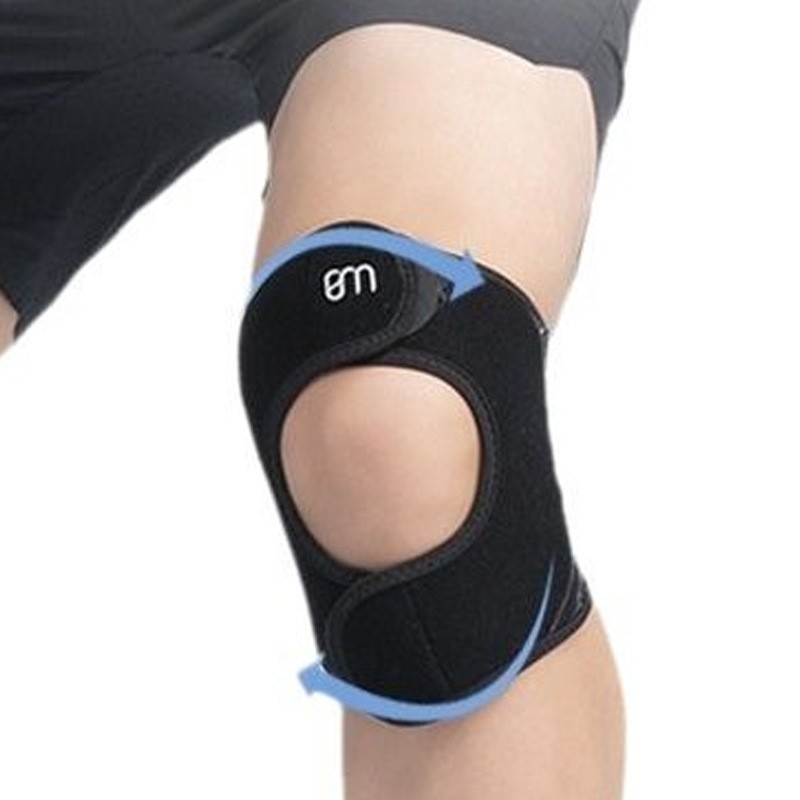 跨境定制运动髌骨带硅胶减震登山篮球羽毛球薄加压开放透气髌骨带图5