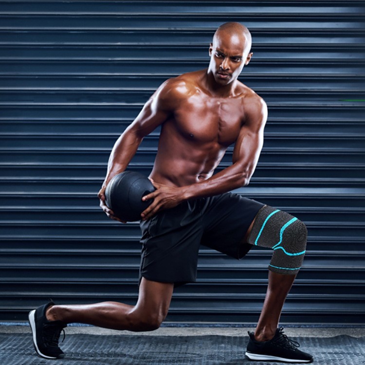 加工定制针织运动护膝篮球跑步薄款透气徒步登山骑行防护膝盖关节图2