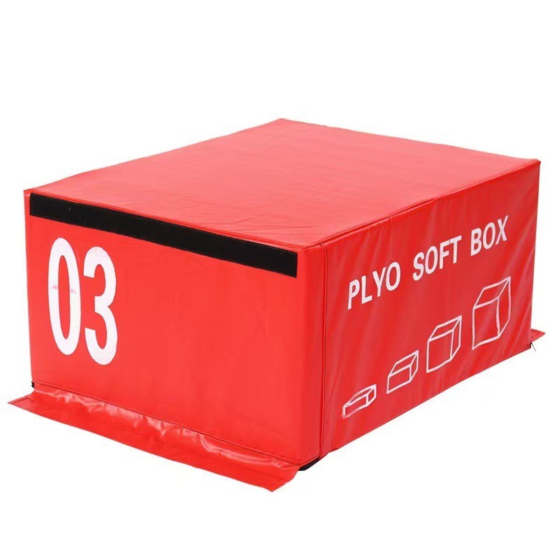 渐进式软式跳箱 软体跳箱健身房四合一组合跳箱渐进式训练跳箱图2