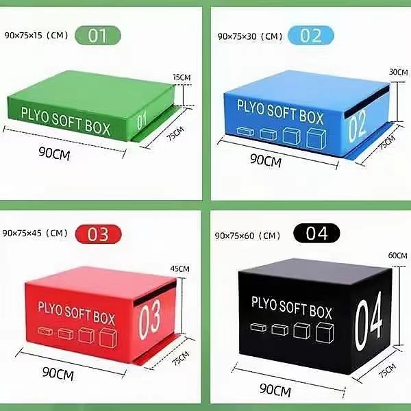 渐进式软式跳箱 软体跳箱健身房四合一组合跳箱渐进式训练跳箱图4