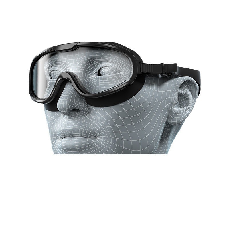 泳镜近视高清防雾防水男女士大框潜水游泳眼镜儿童护目镜泳帽套装图4