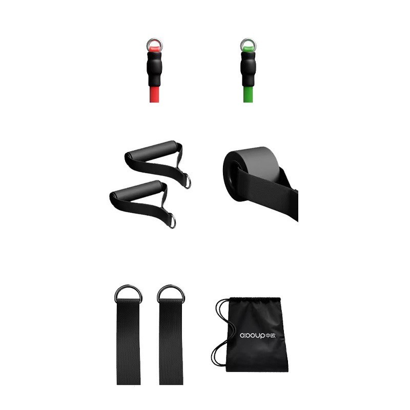 拉力绳健身男弹力带弹力绳胸肌训练家用器材挂门高位下拉练背神器图5