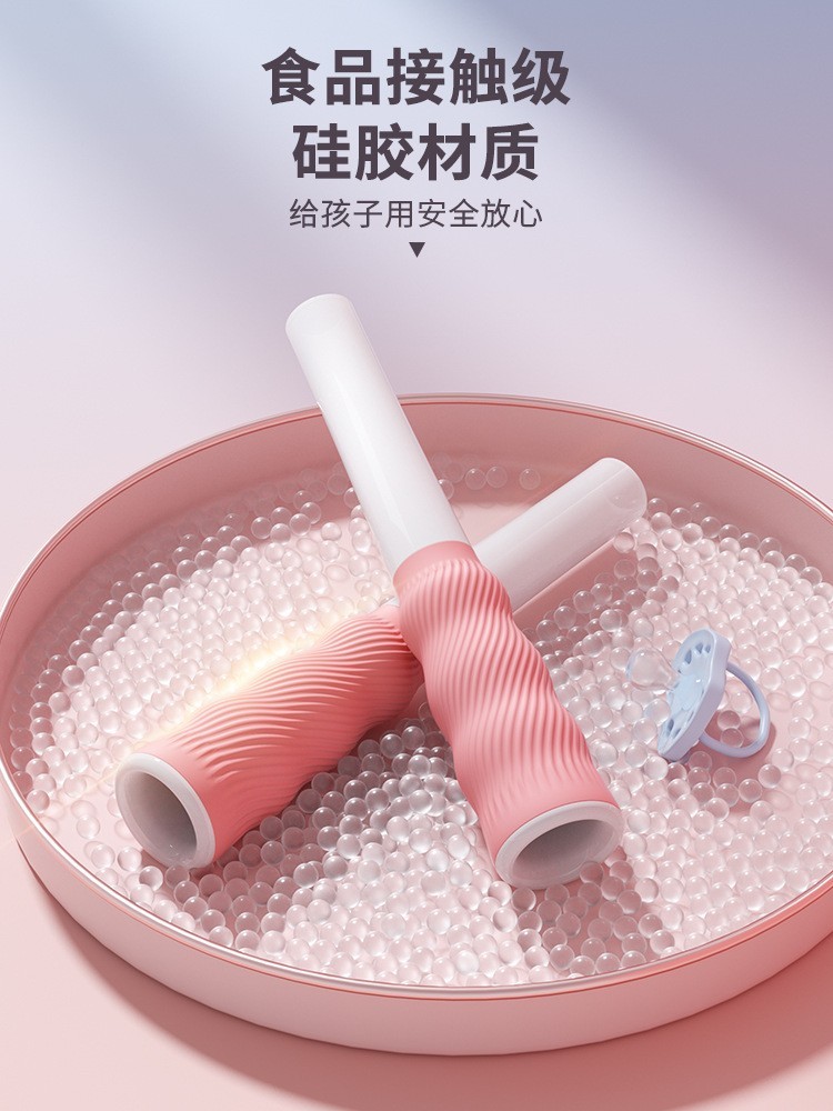 沙提速式跳绳儿童中小学生专用考试可调节不打结初学体育用品图4