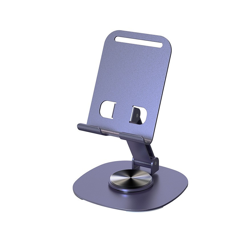 合金手机支架桌面防滑可旋转折叠手机托懒人便携稳固不晃图3