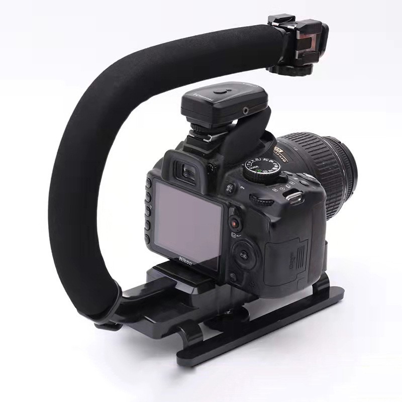 三热靴相机 单反相机支架 C型直播支架 DV摄影手机稳定器图3
