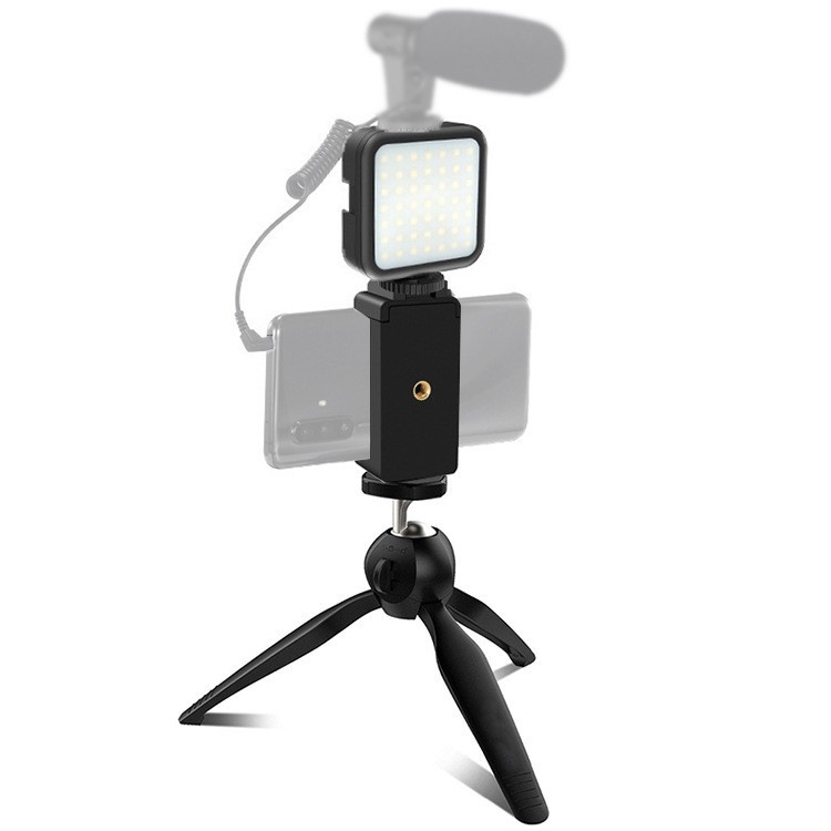 228三脚架直播套装 手机通用VLOG视频补光灯麦克风桌面支架图4