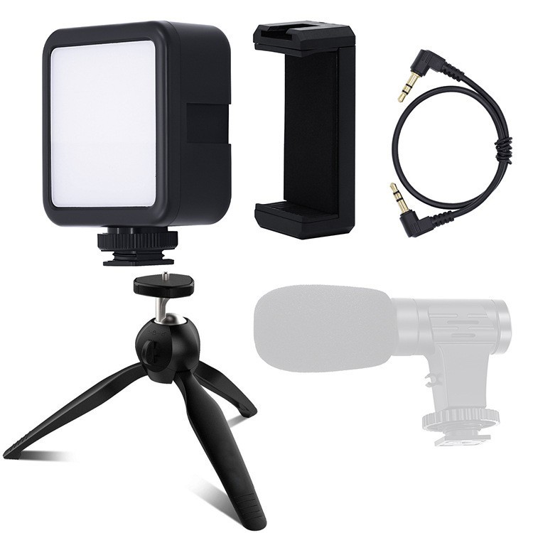 228三脚架直播套装 手机通用VLOG视频补光灯麦克风桌面支架图2